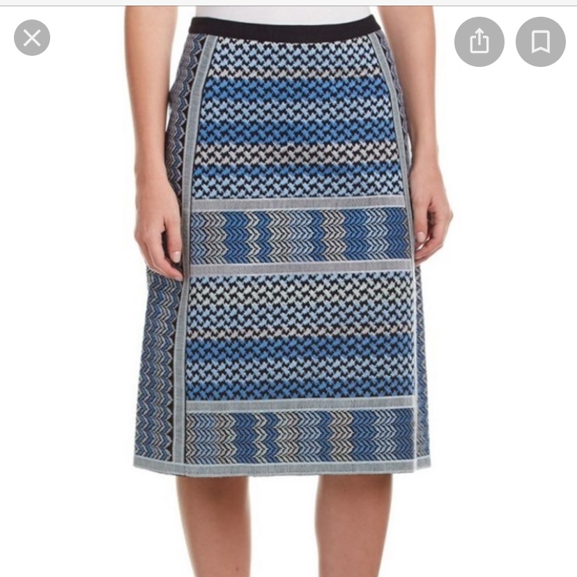 Bcbgmaxazaria Evangelie Embroidered Skirt Size 6